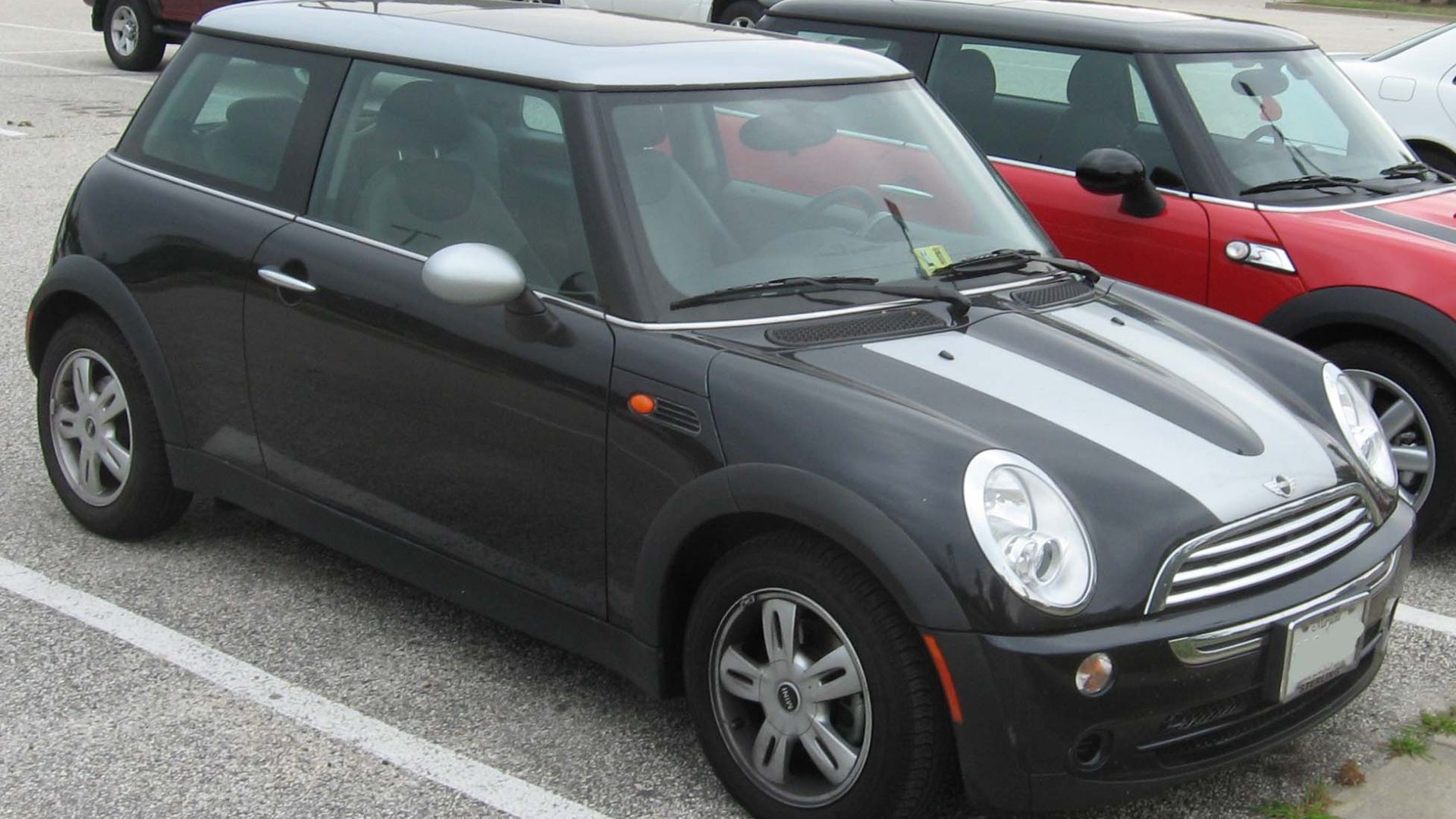 2002-2006 Mini Cooper photographed in USA.