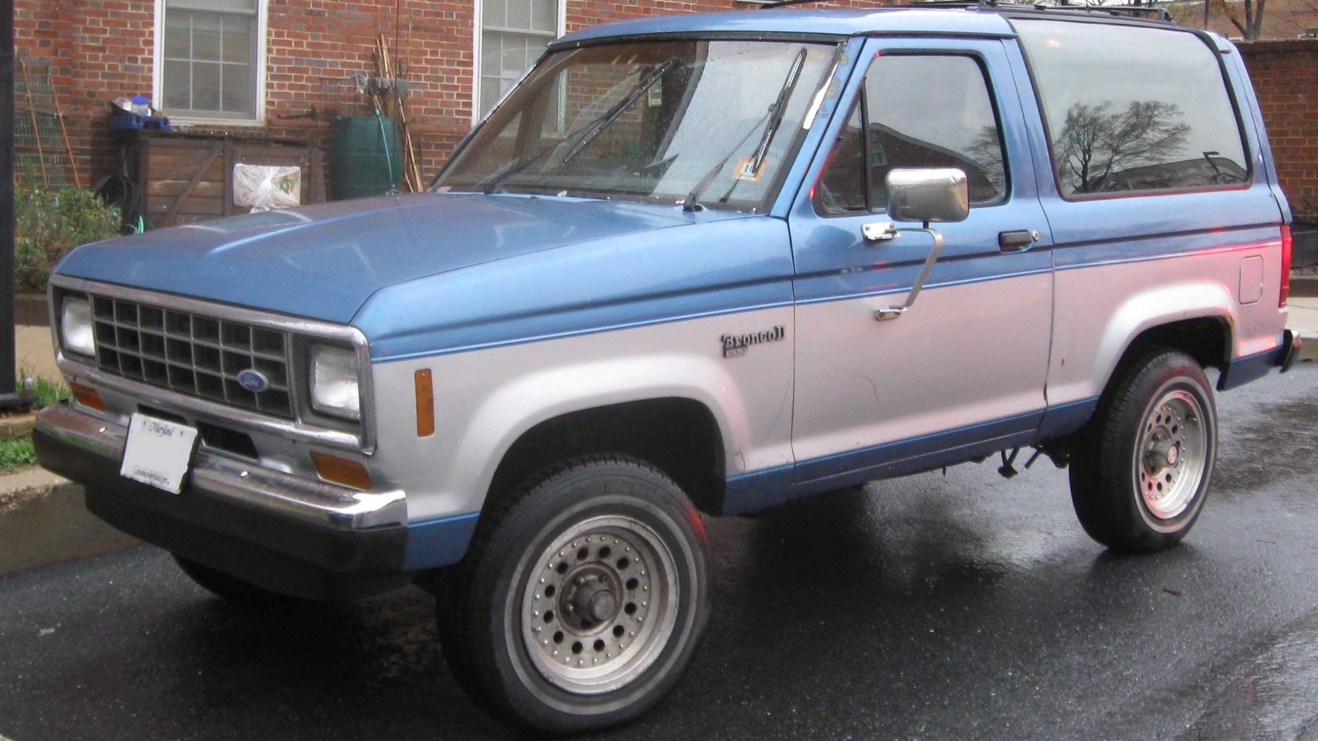 1984-1988 Ford Bronco II photographed in College Park, Maryland, USA.