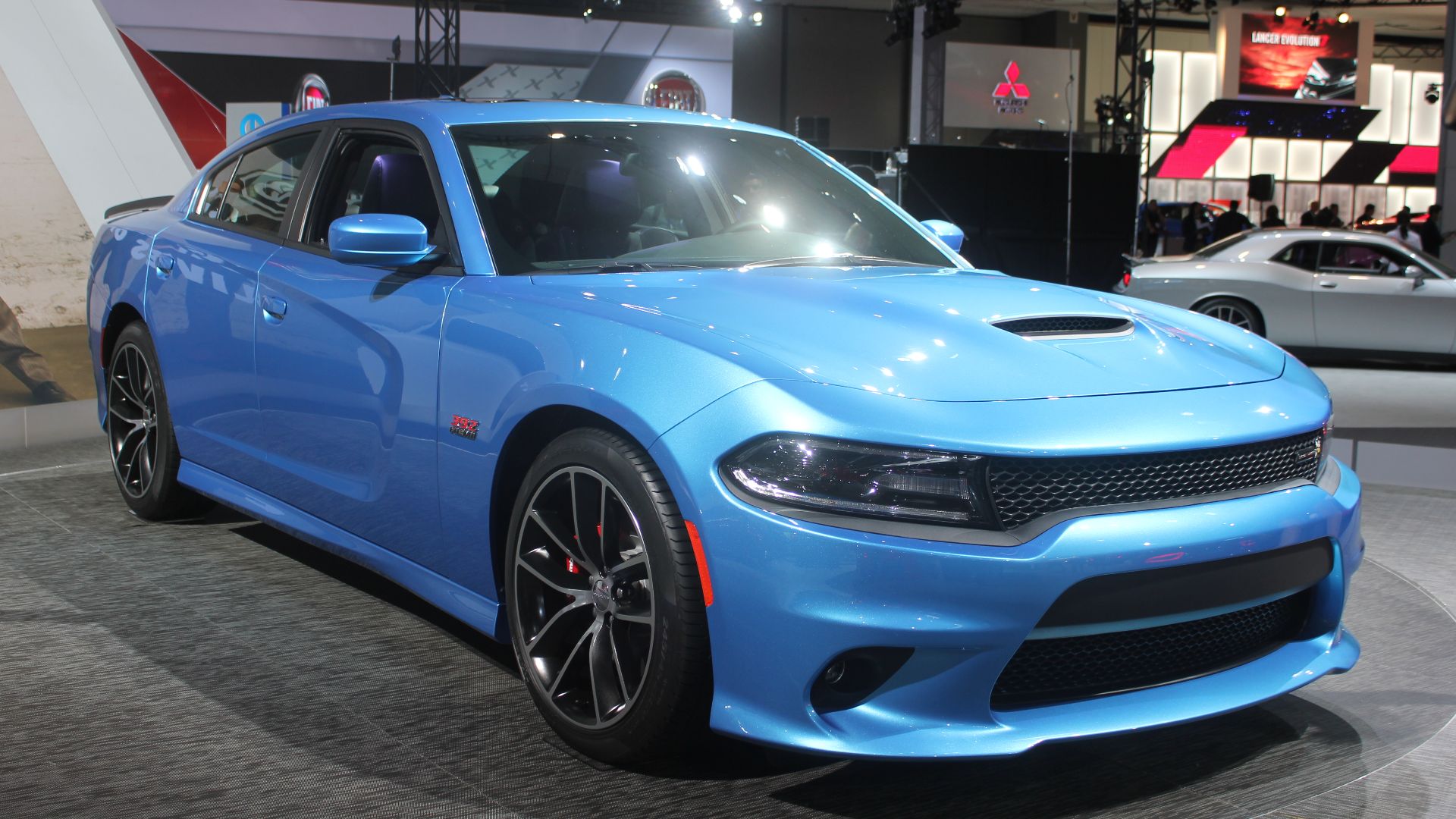 This is the new 2015 Dodge Charger SRT 392 with the Scat Pack at the LA Auto Show.