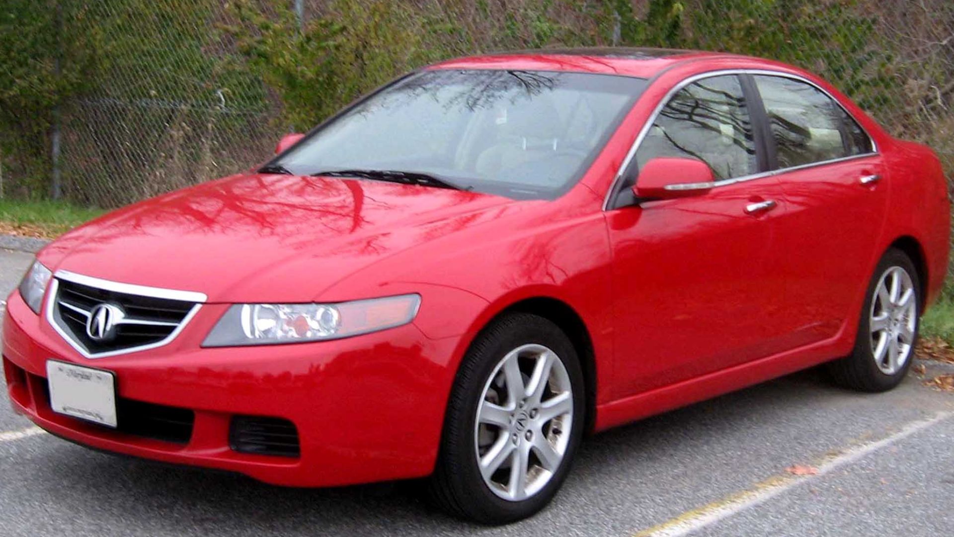 2004-2005 Acura TSX photographed in College Park, Maryland, USA.