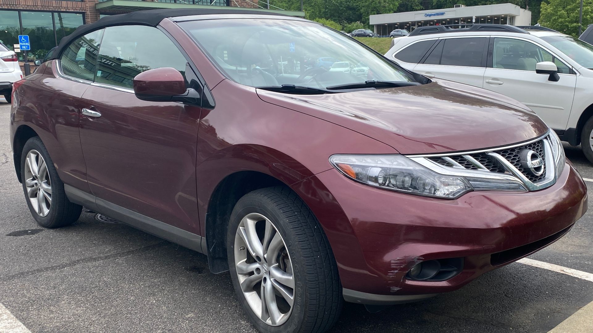 2011 Nissan Murano CrossCabriolet photographed in Mt. Lebanon, Pennsylvania.