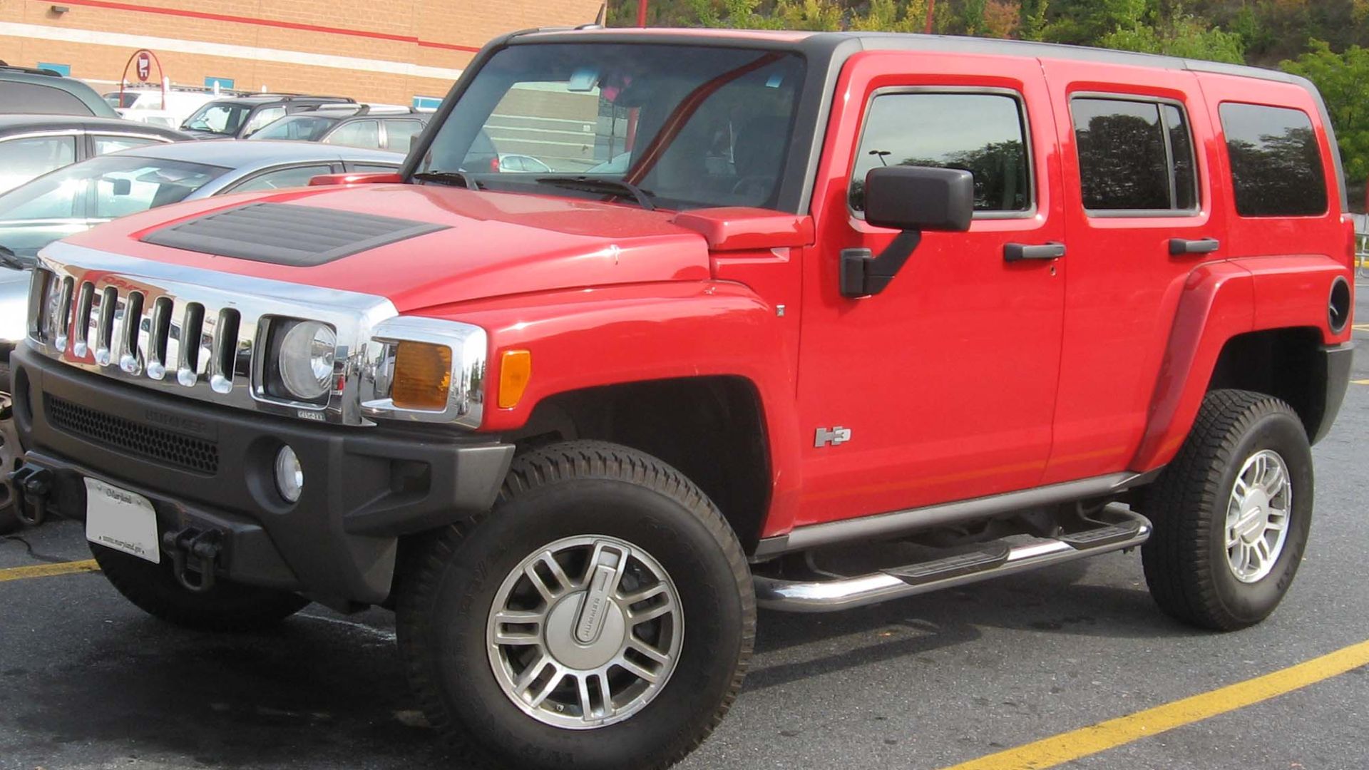 Hummer H3 photographed in Greenbelt, Maryland, USA.