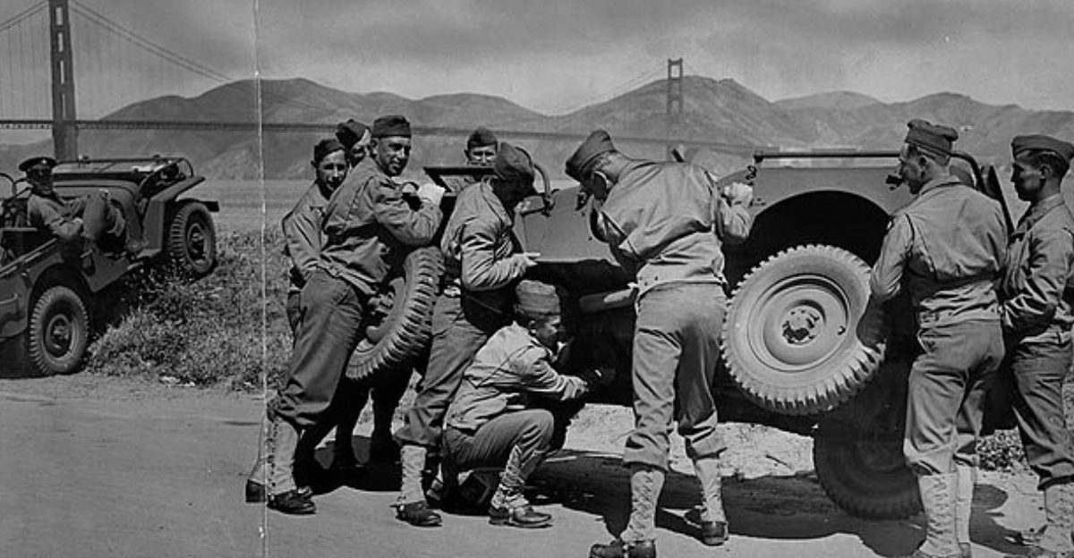 Manhandling Willys MB