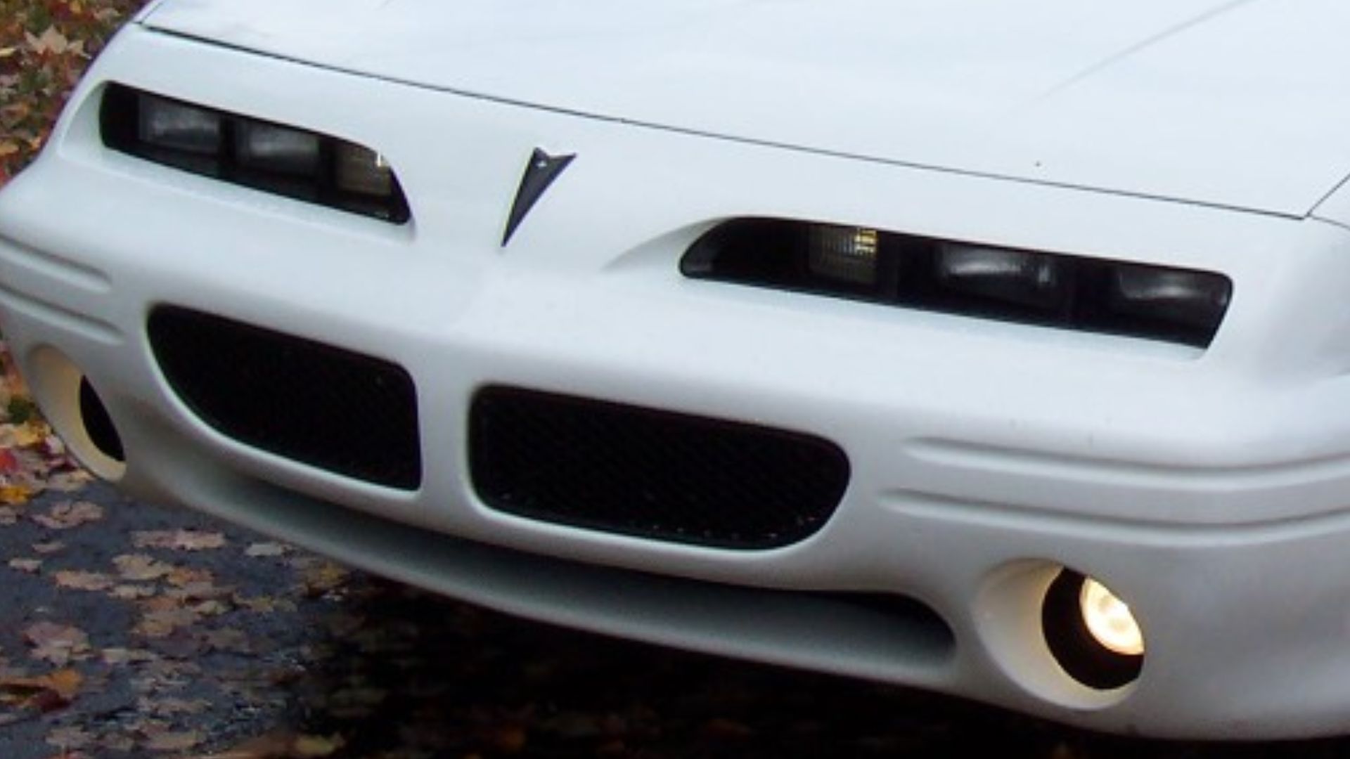 White Pontiac Grand Prix