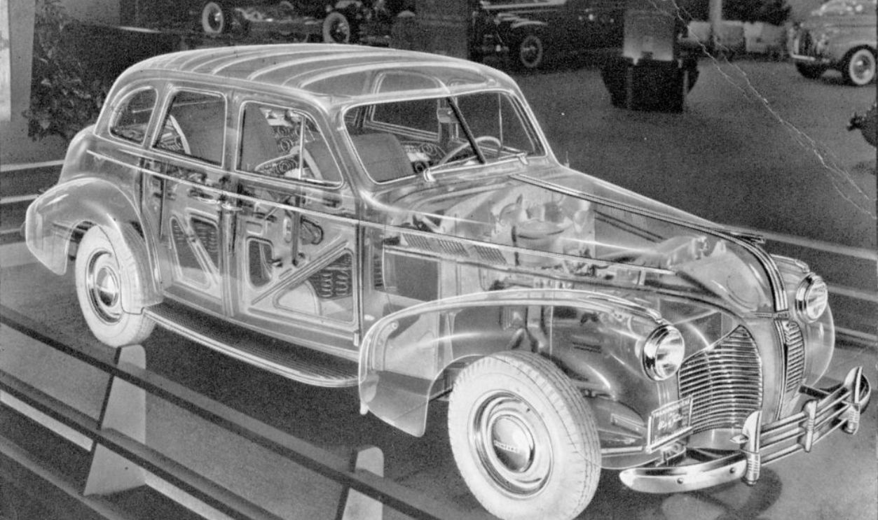 Cutaway Of A GM Sedan
