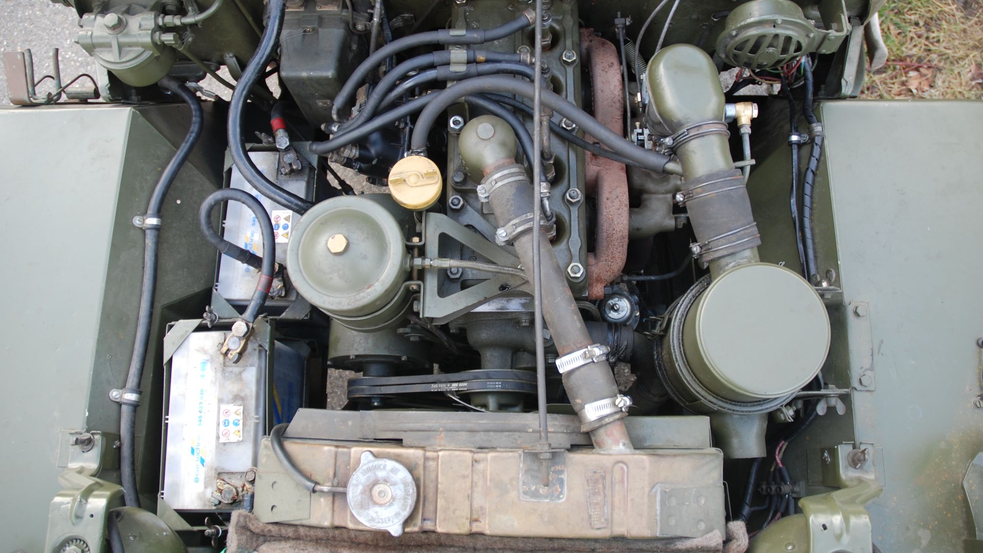 Go Devil Engine in Jeep M201