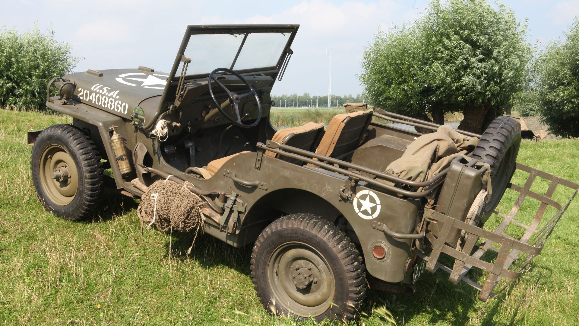 world war II Willys-MB jeep