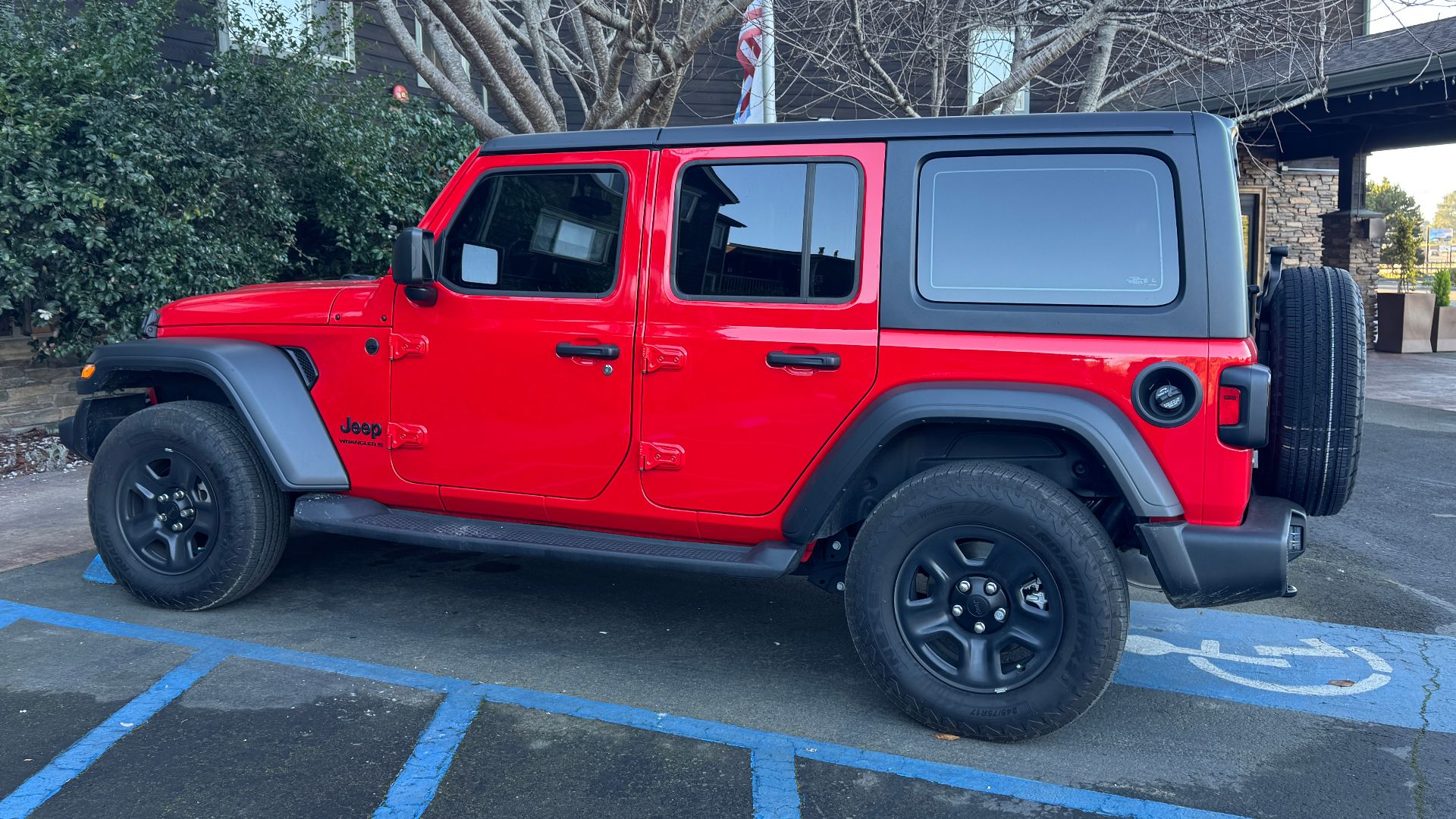 Jeep Wrangler in Fort Bragg, Calif.