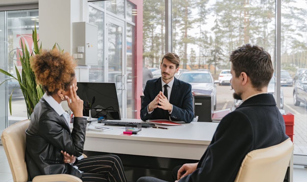 People Sitting in Office Talking