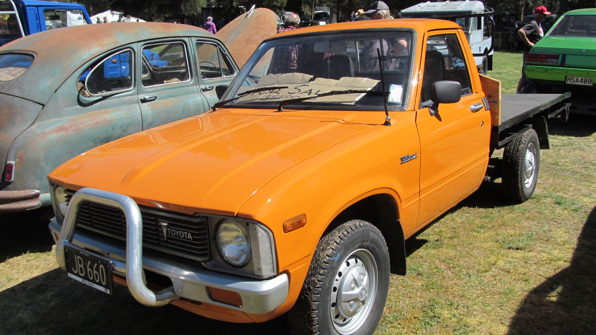 Another superbly original Japanese vehicle. This Hilux was sold new by Campbells Toyota of Balclutha, South Otago on 14th August 1979 and I would suspect it spent a very long time with its first owner. Yours for $5500 ono!