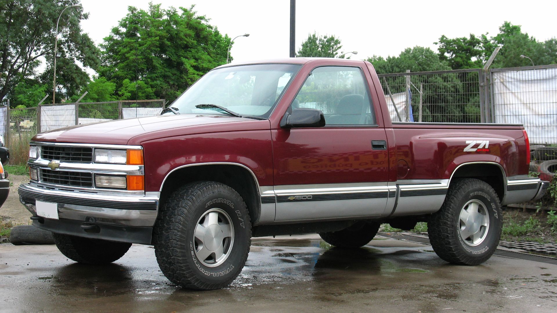 Chevrolet 1500 Silverado Z71 Sidestep 1996