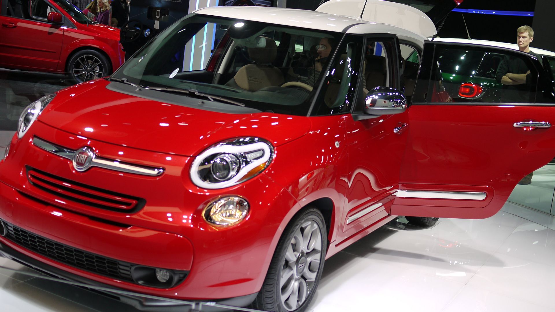 Una Fiat 500L per il mercato americano (NAFTA) al Detroit auto show 2013