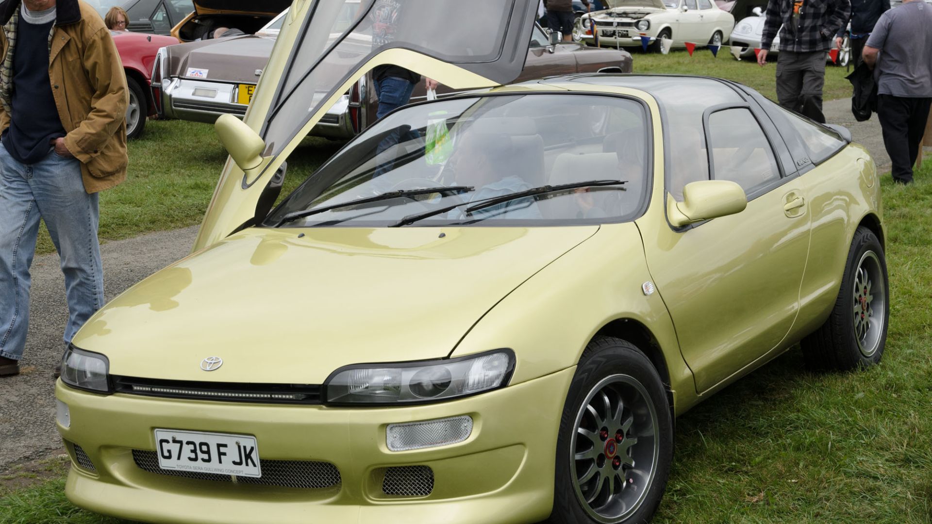 1990 Toyota Sera at the Cholmondeley Classic Car Show 04/09/2016