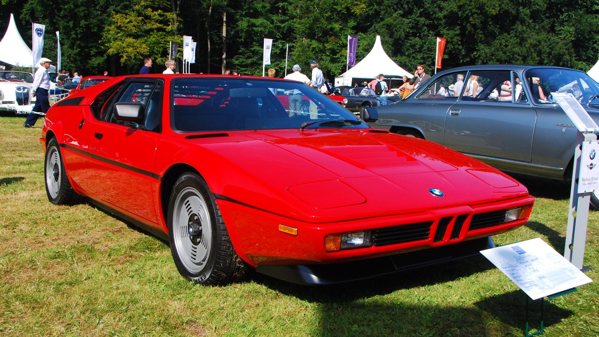 BMW M1 seen during Concours d'Elegance 2008, Apeldoorn (NL)