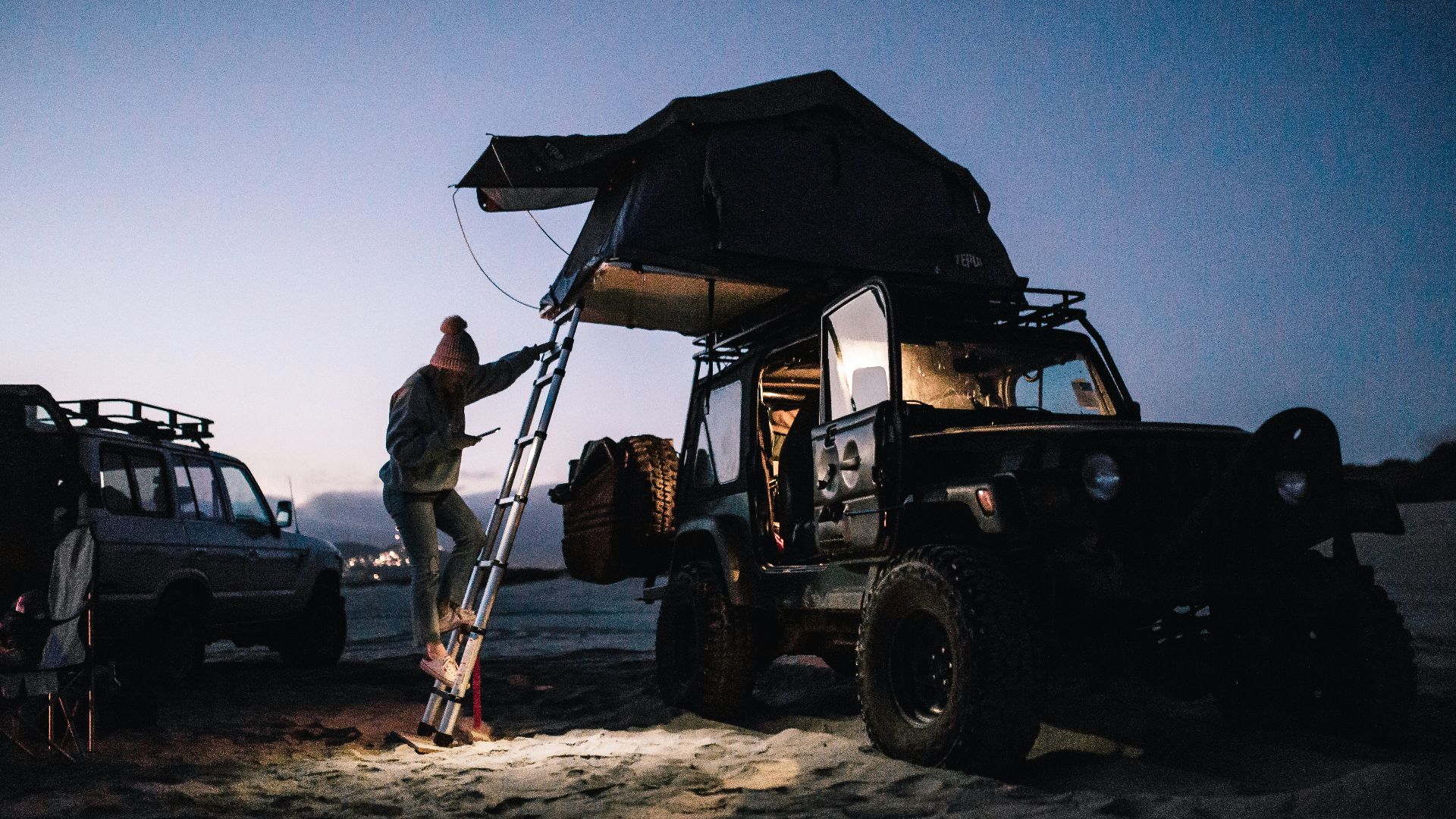 black off-road vehicle