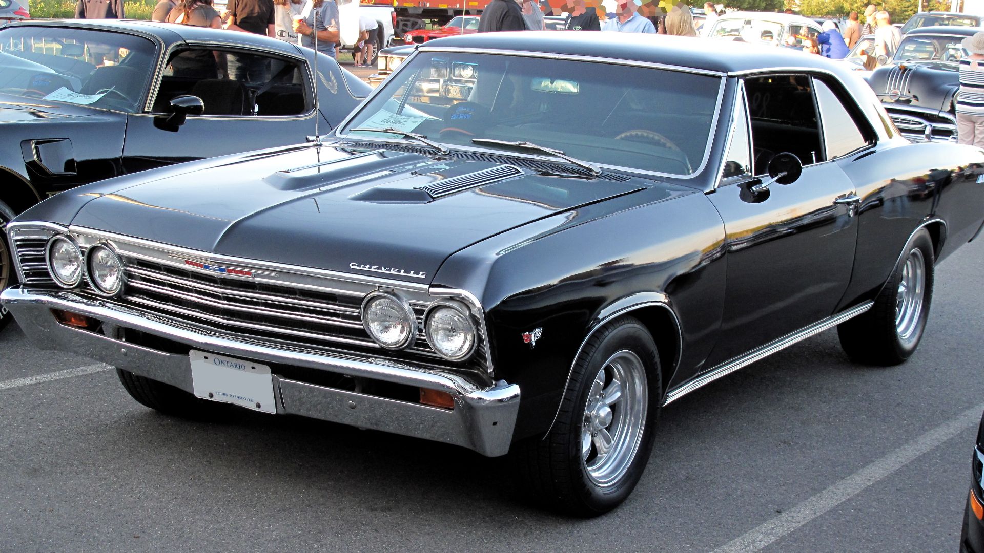 1967 Chevrolet Chevelle Malibu photographed in Sault Ste. Marie, Ontario, Canada.