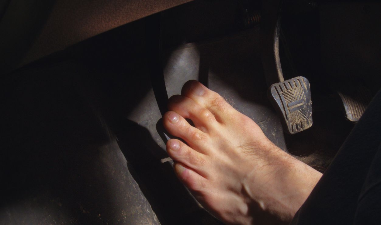 Barefoot driving