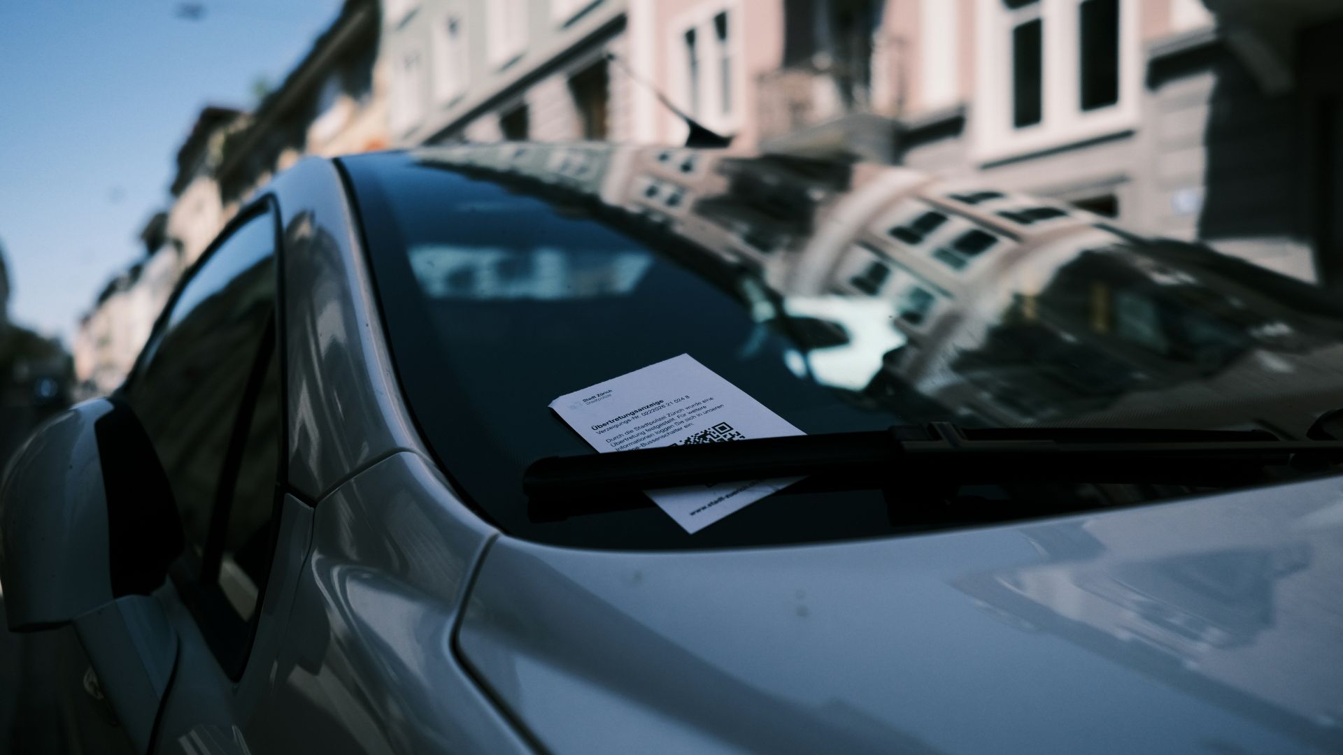 a car parked on the side of the road