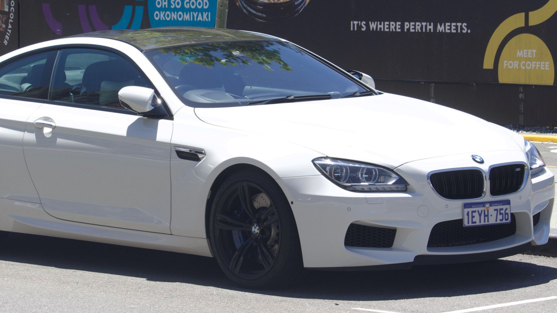 2012 BMW M6 (F13) coupe. Year of car determined through official BMW website. This car is affected through the Takata Airbag recall crisis. Whilst plate is from 2016, this car is actually built in 2012. Photographed in Perth, Western Australia, Australia.