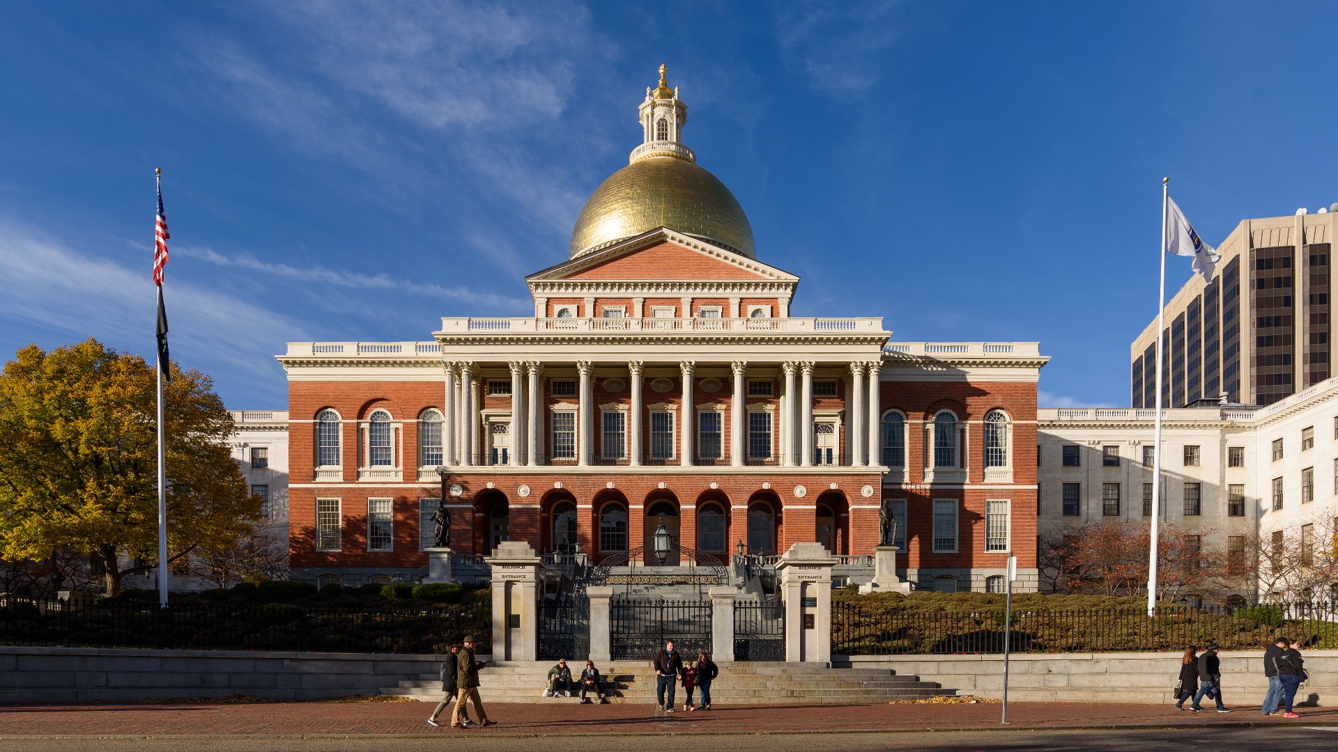 Massachusetts State House, Boston.