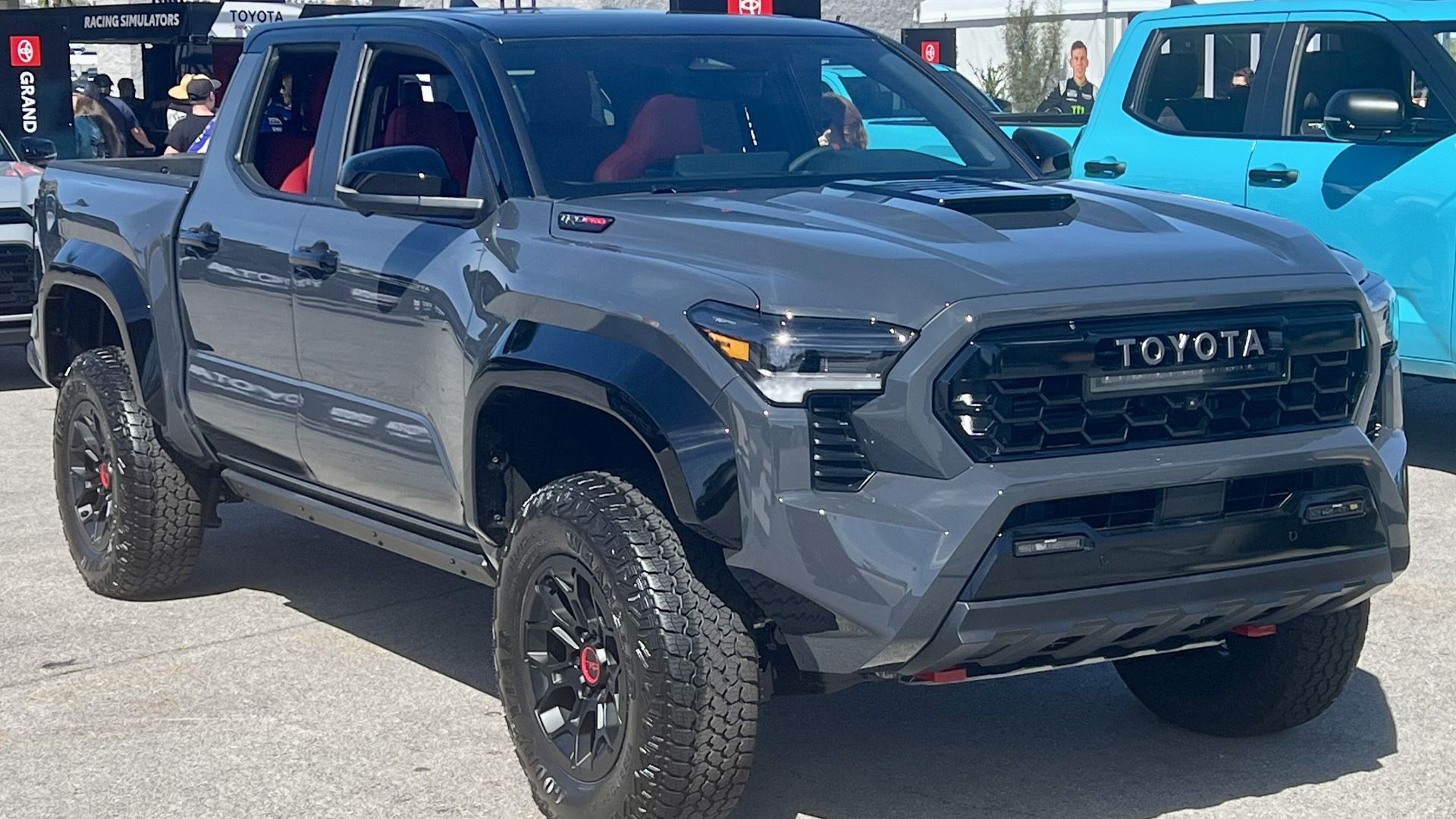 A Toyota Tacoma at Las Vegas Motor Speedway in 2026.