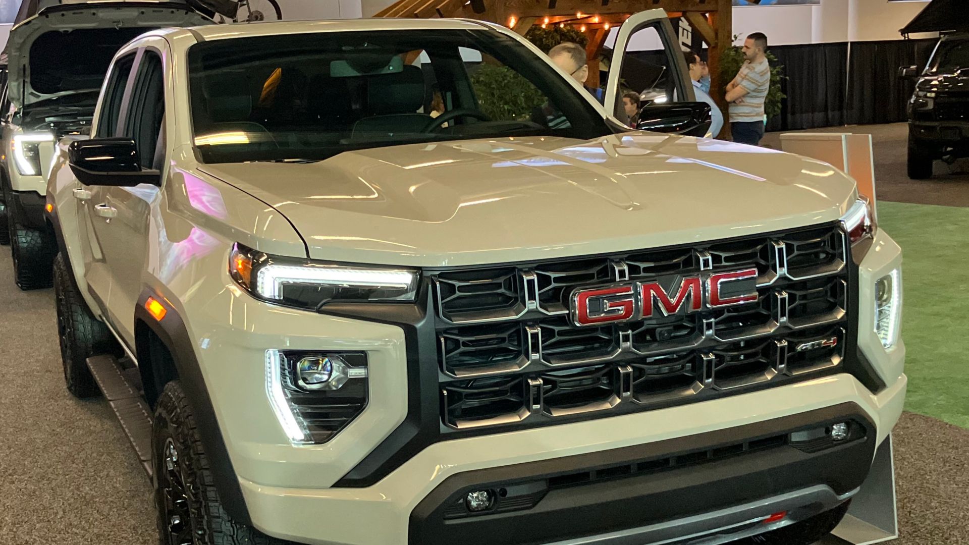 2026 GMC Canyon photographed in Montréal, Québec , Canada at the 2026 Montréal International Auto Show.