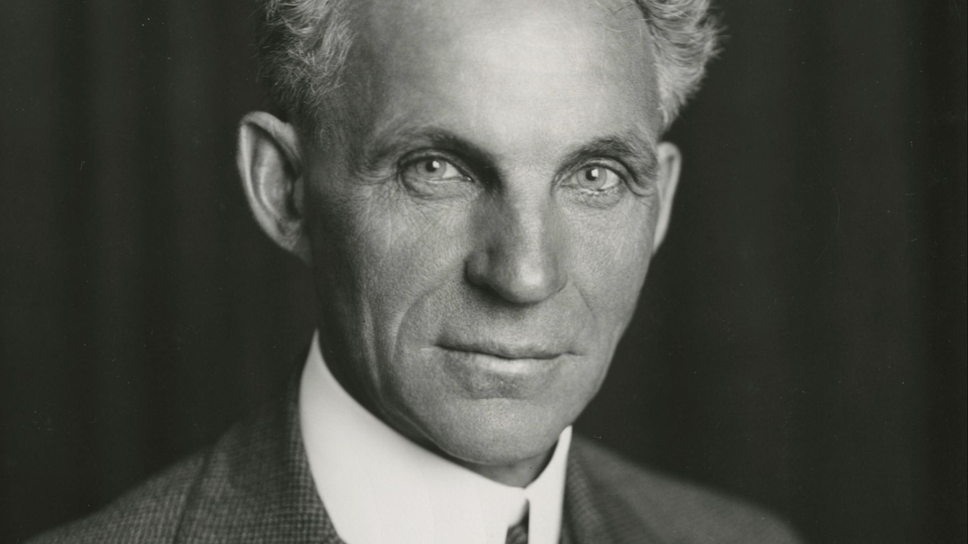 Half-length studio portrait of Henry Ford