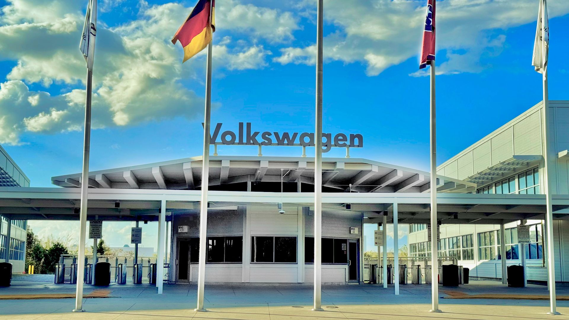 The Volkswagen Chattanooga Assembly Plant in Tennessee