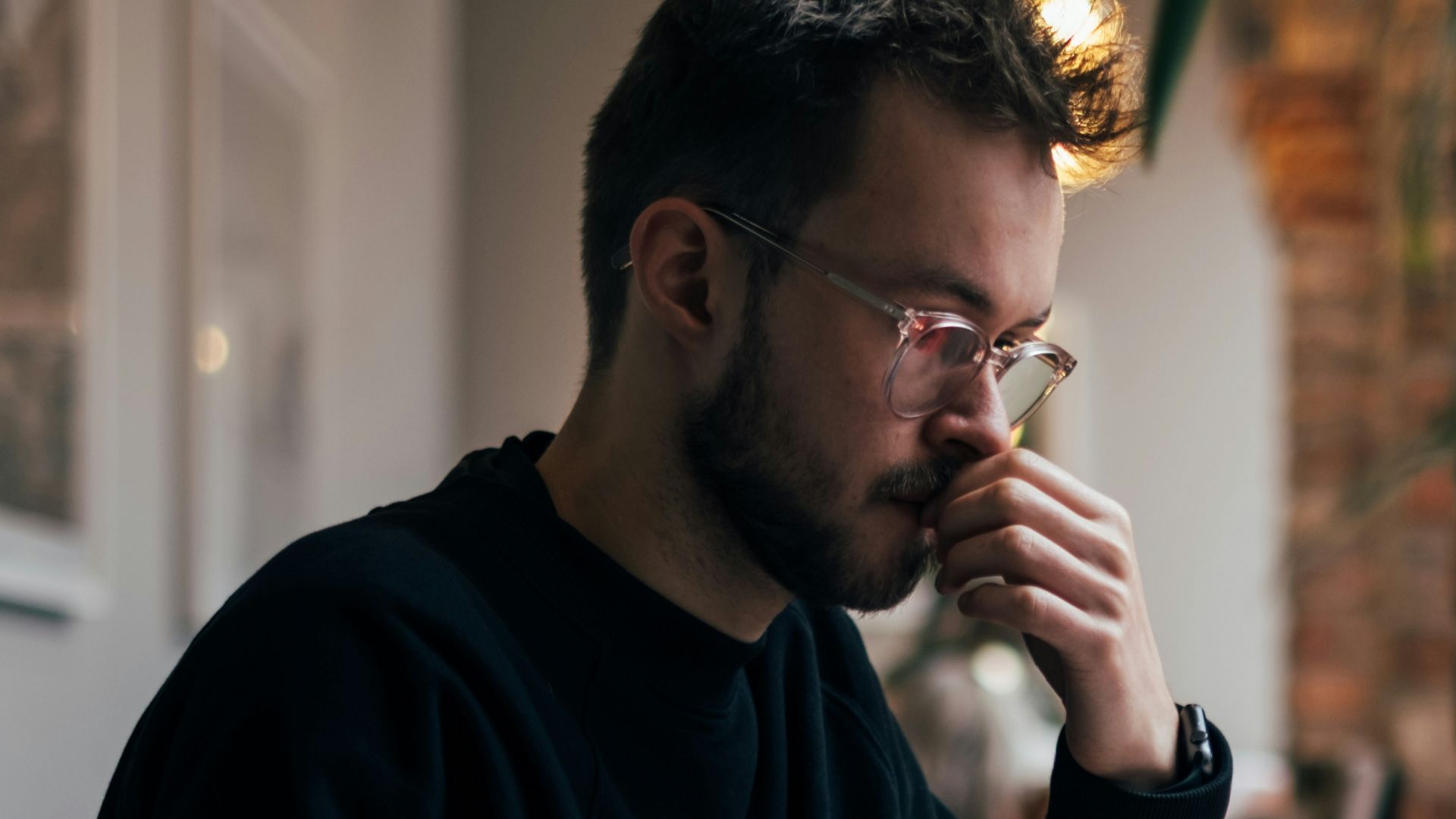 man using a laptop