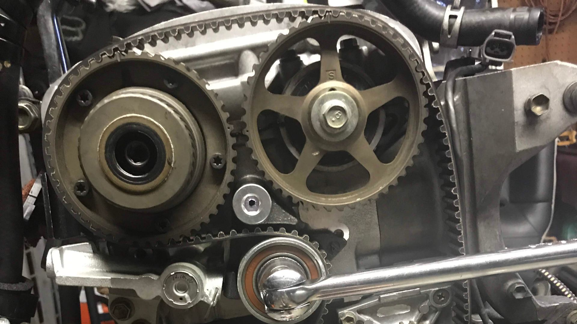 Routing for timing belt