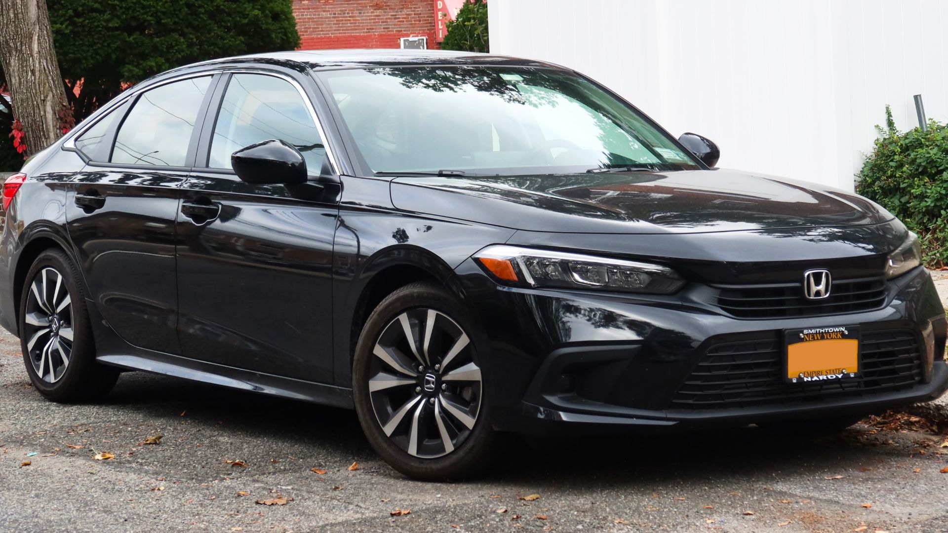A 2022 Honda Civic EX photographed in Fresh Meadows, Queens, New York, USA