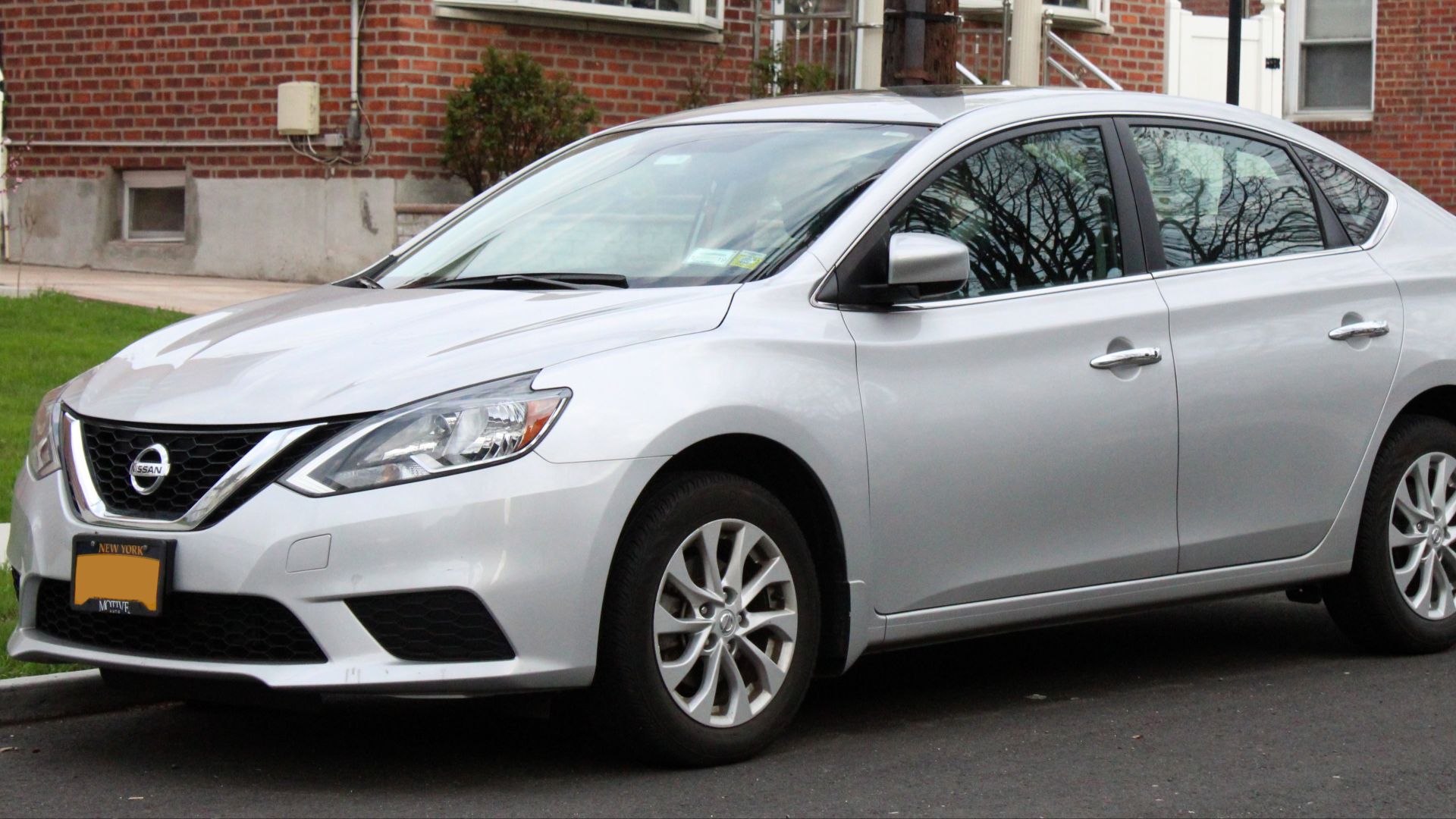 A 2017 Nissan Sentra photographed in Queens, New York, USA