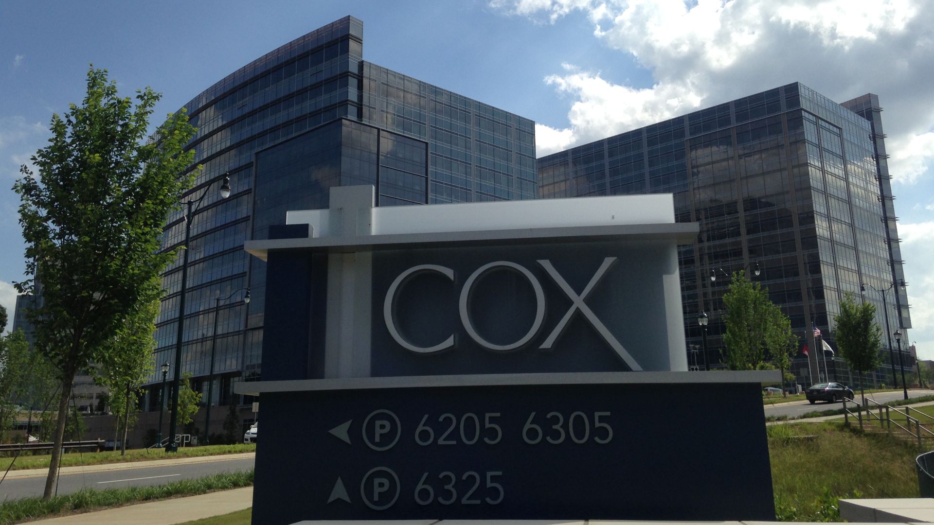 Cox Enterprises Headquarters park in Atlanta, Georgia.