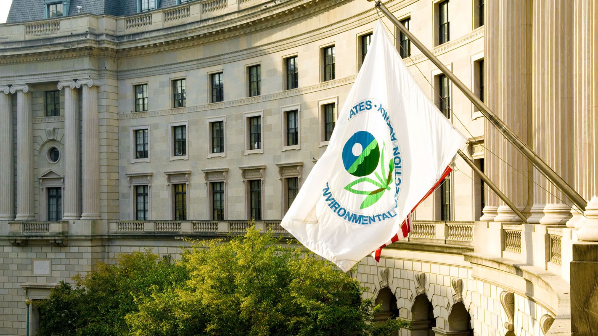 View of the William Jefferson Clinton Federal Building, Washington, D.C. Headquarters offices of the U.S. Environmental Protection Agency (EPA). EPA was established in 1970. Born in the wake of elevated concern about environmental pollution, EPA was estab