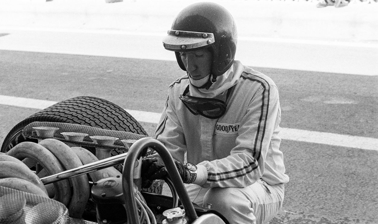 Jochen Rindt, Brabham-Repco BT24, Grand Prix of Spain, Circuito del Jarama, 12 May 1968.