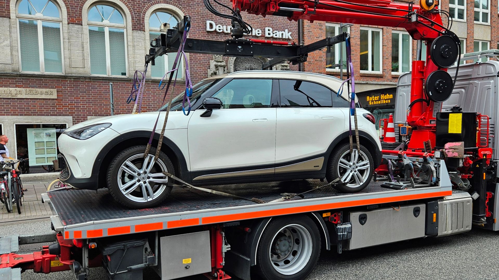 Flatbed tow trucks in Germany