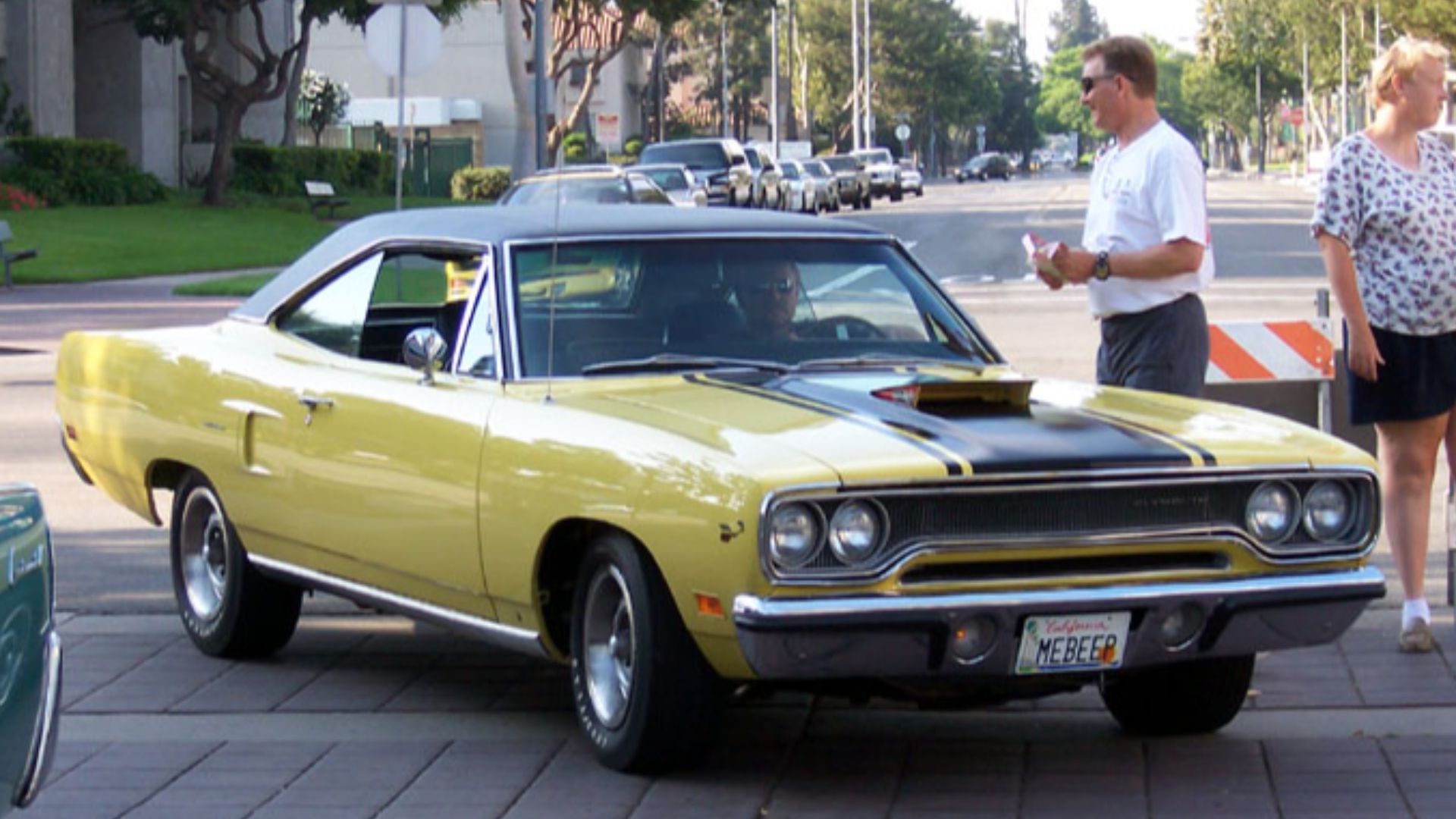 1970 Plymouth Road Runner. This car has the Hemi engine and the