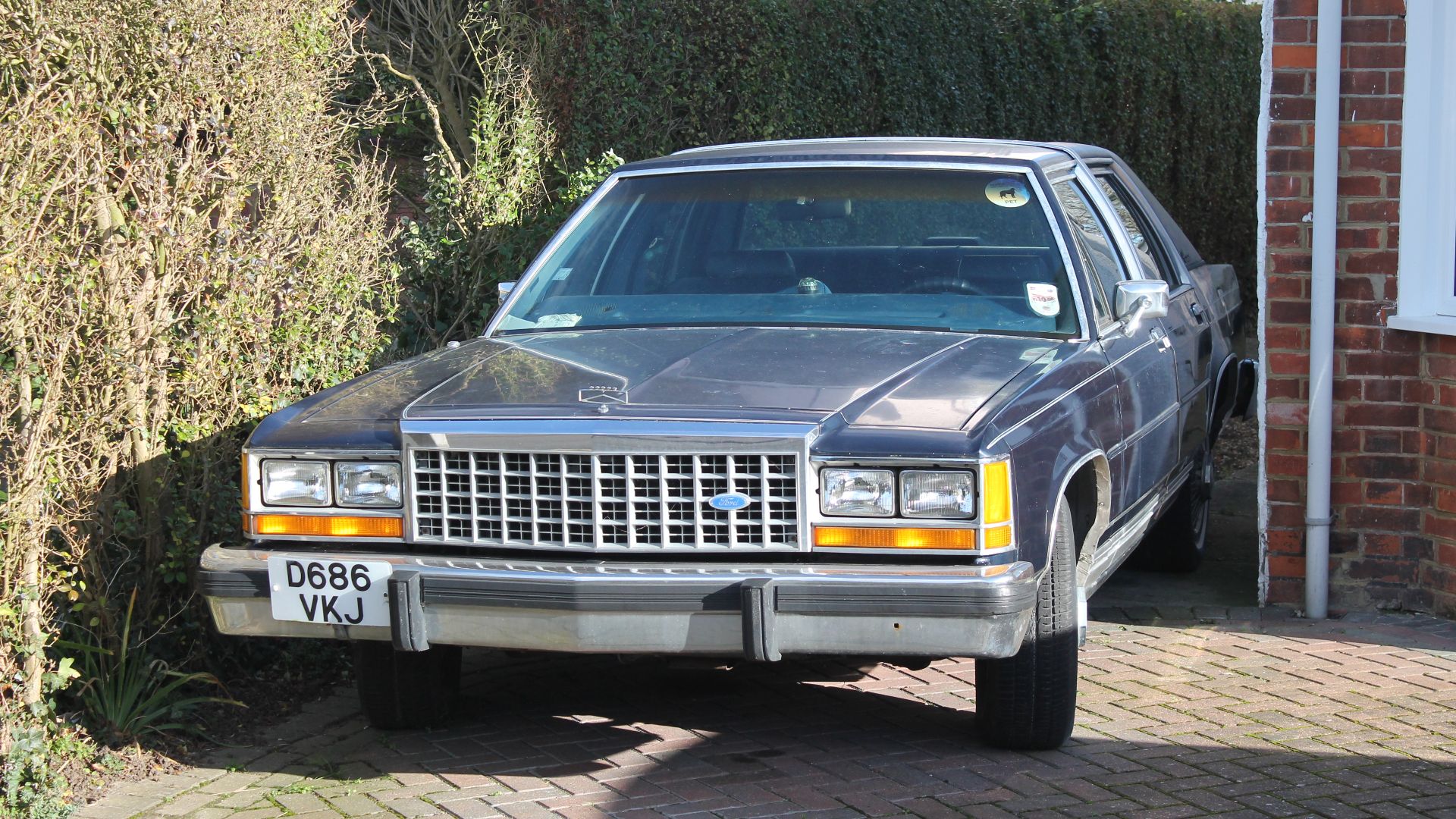 Lovely to see a proper big old American car. I've seen so many as police cars in American films, it was great to see one in the flesh and in the UK. Can't imagine it's too easy to find them outside shows, and even in shows I don't think there's a lot. I l