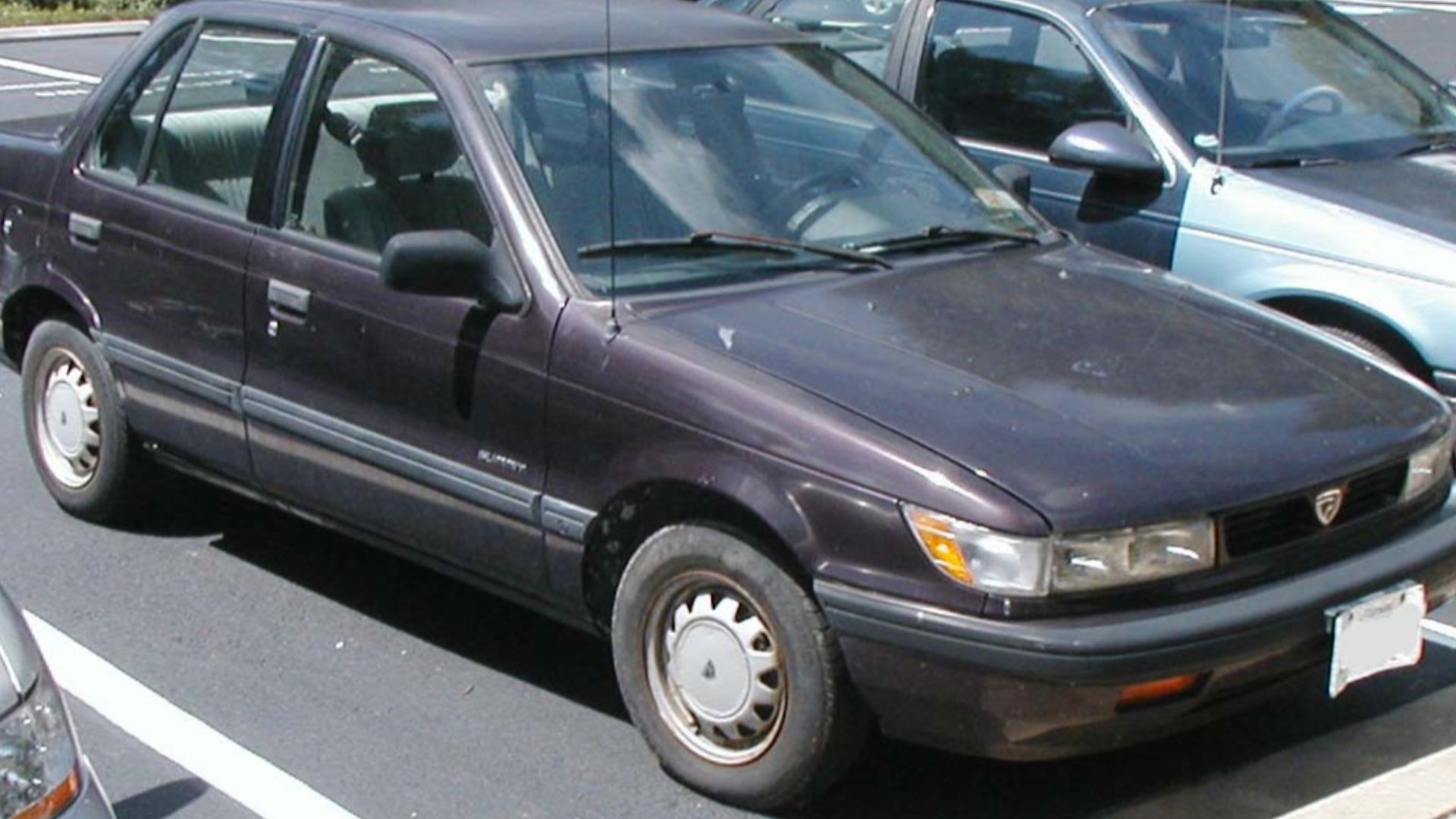 1989-1992 Eagle Summit sedan photographed in USA.