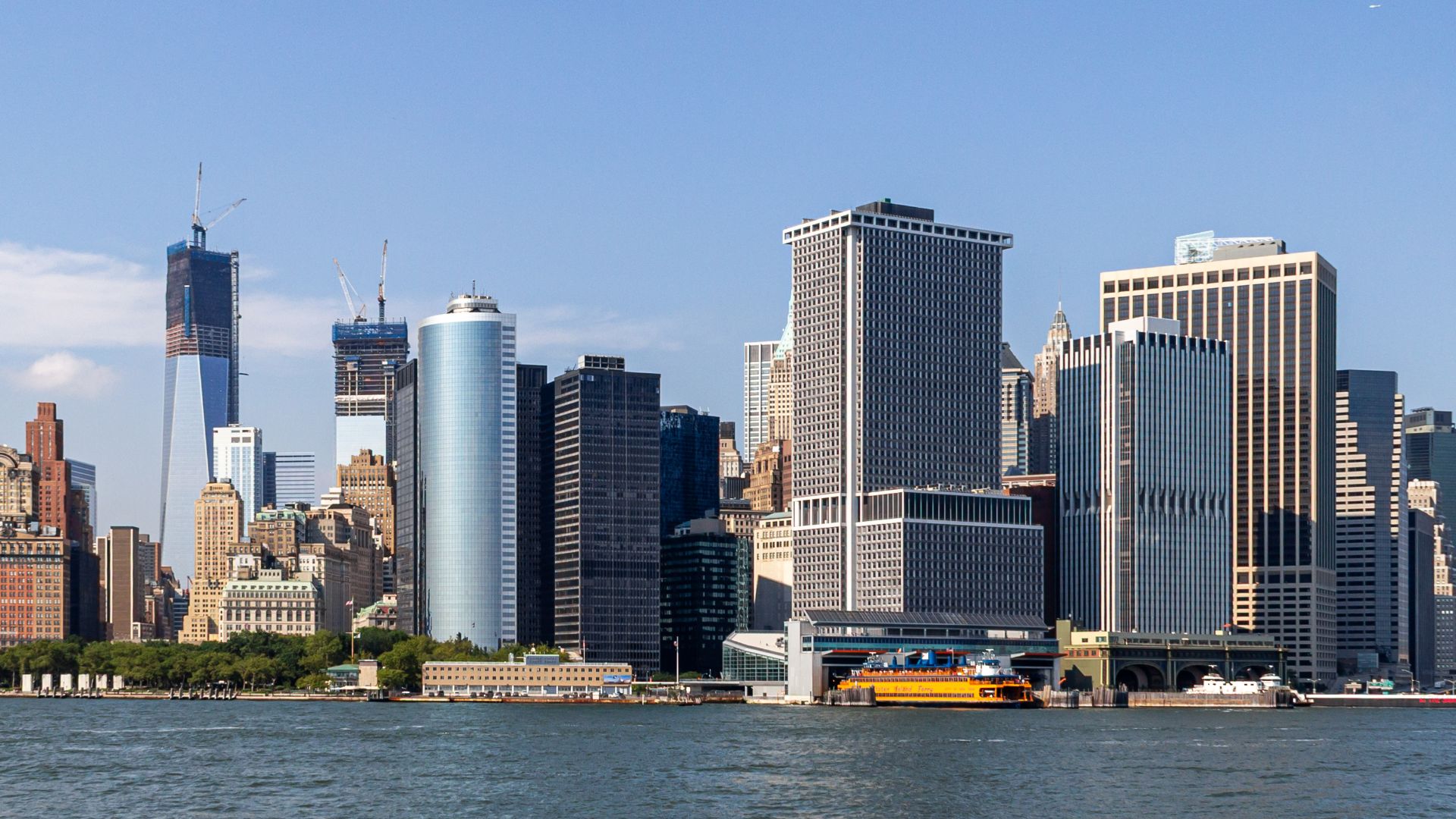 Manhattan skyline, New York City, New York, USA