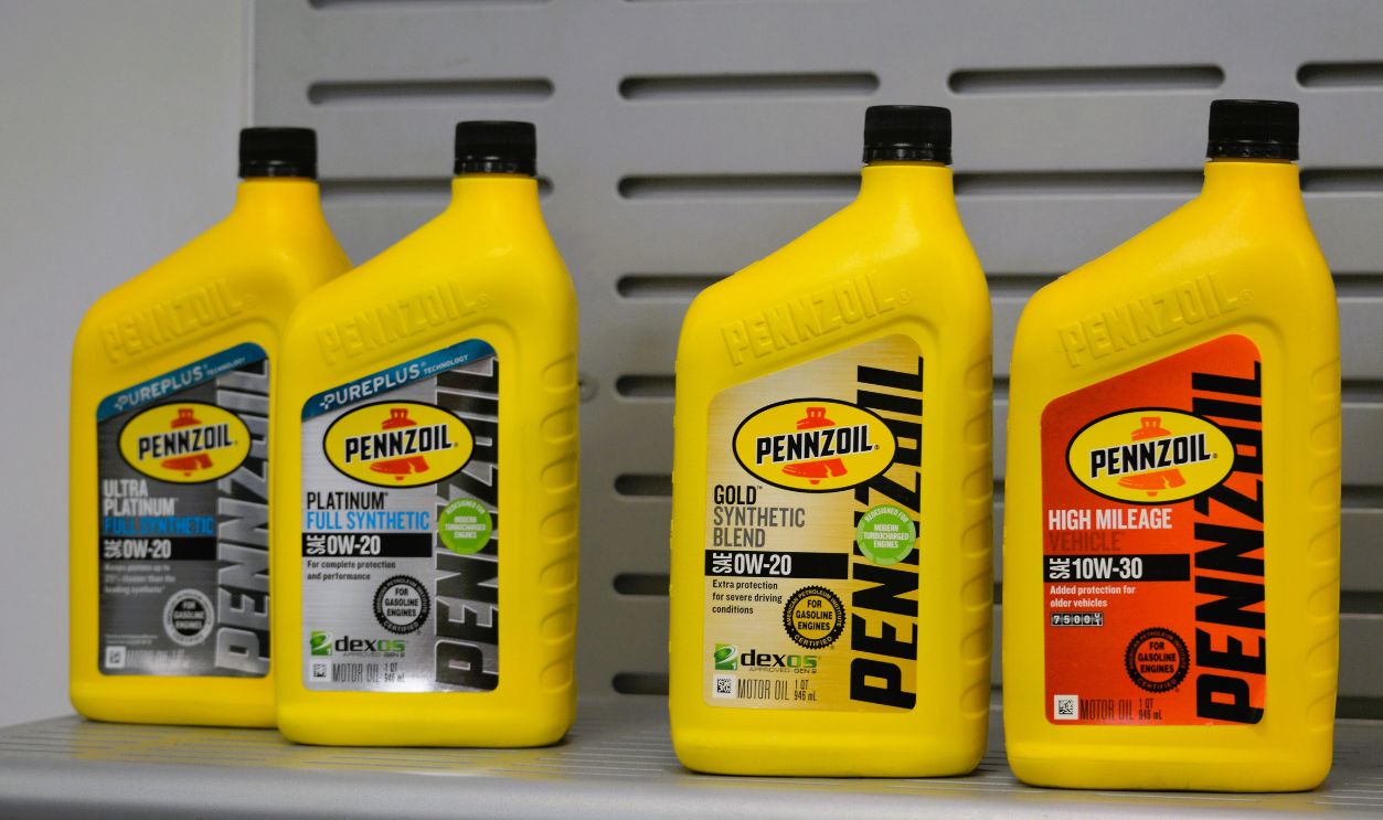 Chandler, Arizona - November 03 2022:  Pennzoil offers motor oil, filters, fluids and more. From passenger vehicles to high performance cars, Pennzoil provides the protection you need.