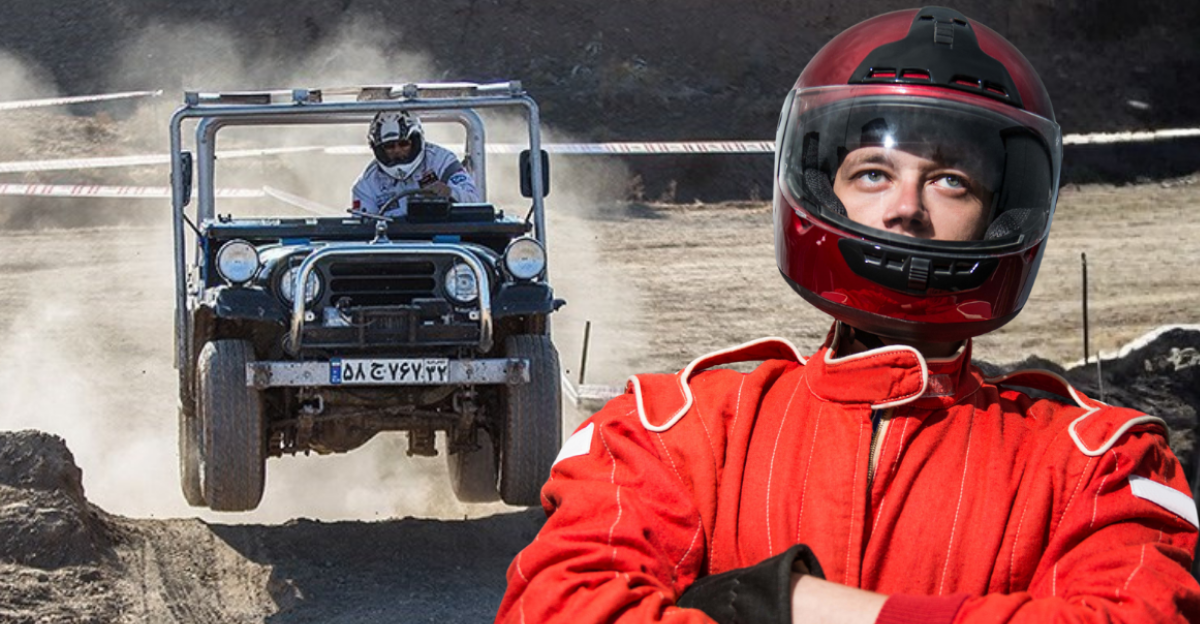 Vahdat off-road racing competitions in Sabzevar, Iran