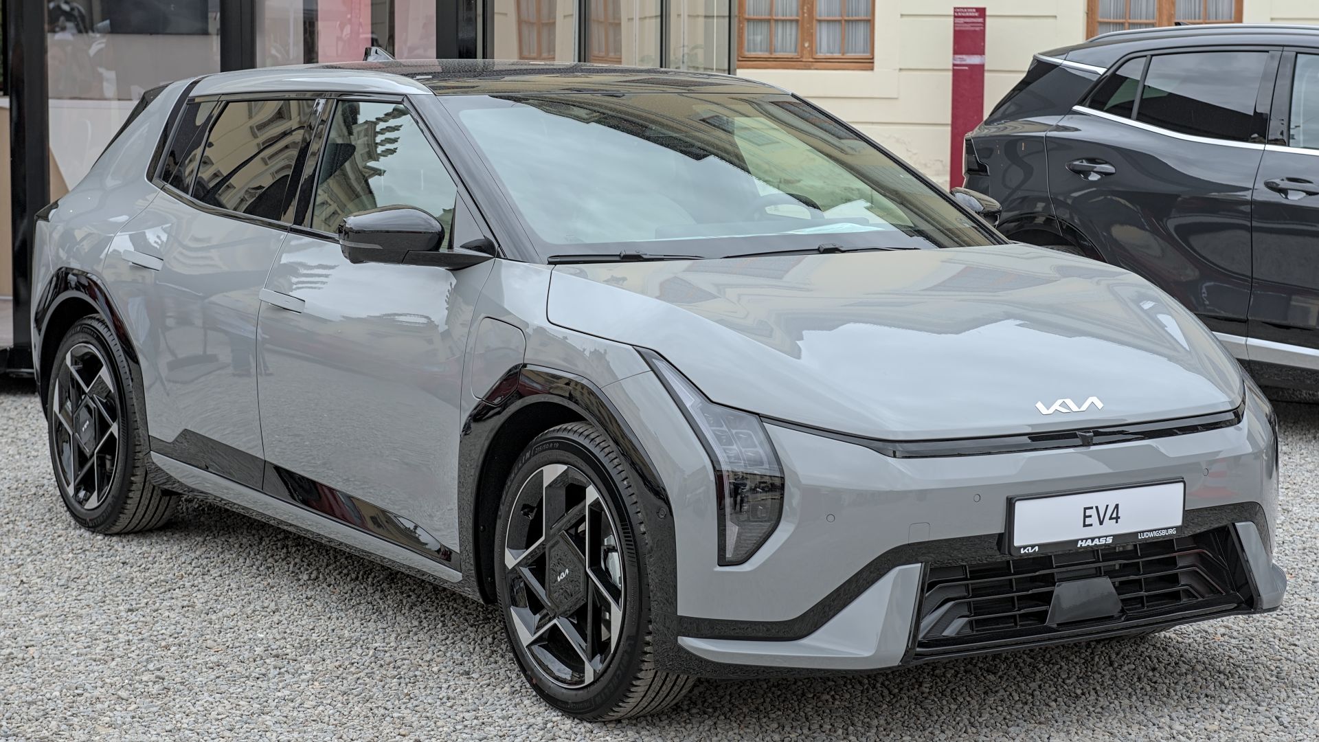 Kia EV4 GT-Line at Automesse Ludwigsburg 2025