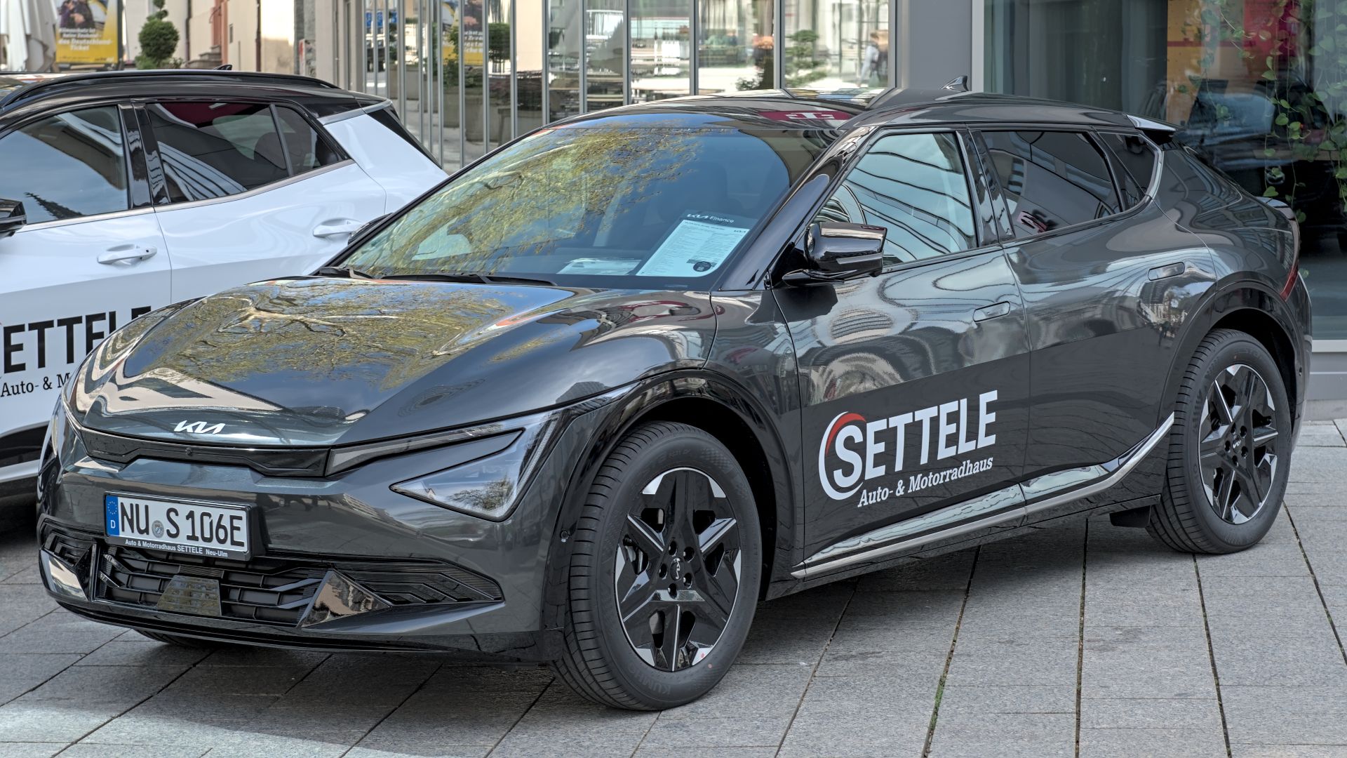 Kia EV6 (2024–) at Autofrühling Ulm 2025