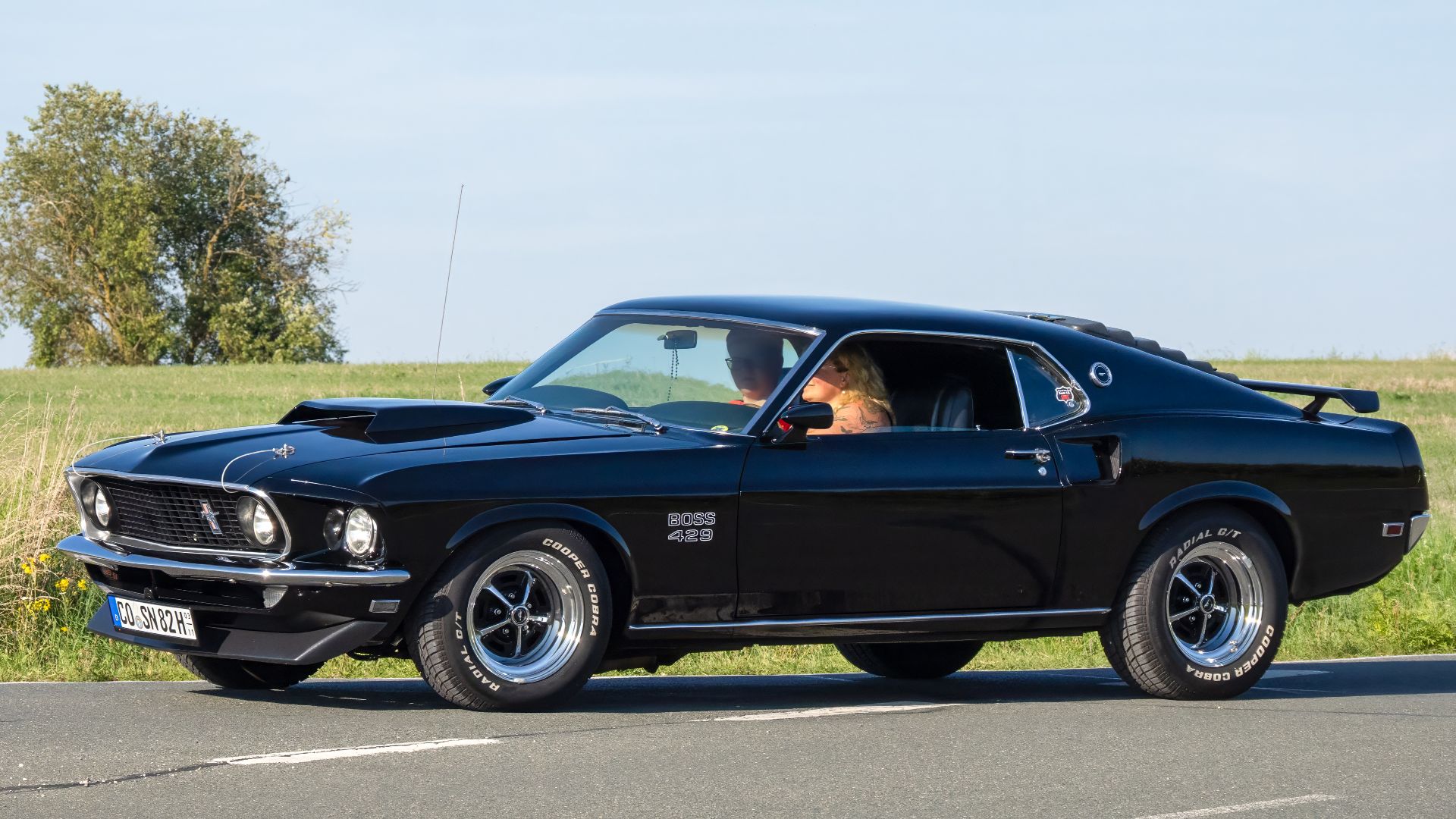 Ford Mustang Boss 429 at the 7th US Car Meeting in Leimershof