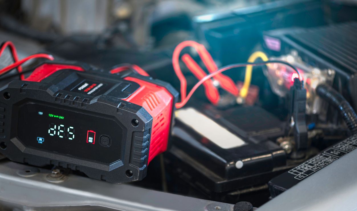 Portable battery charger , Charger and maintainer.