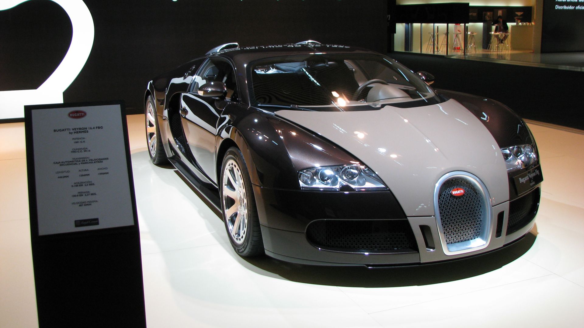 Bugatti Veyron at 2009 Barcelona motorshow edition