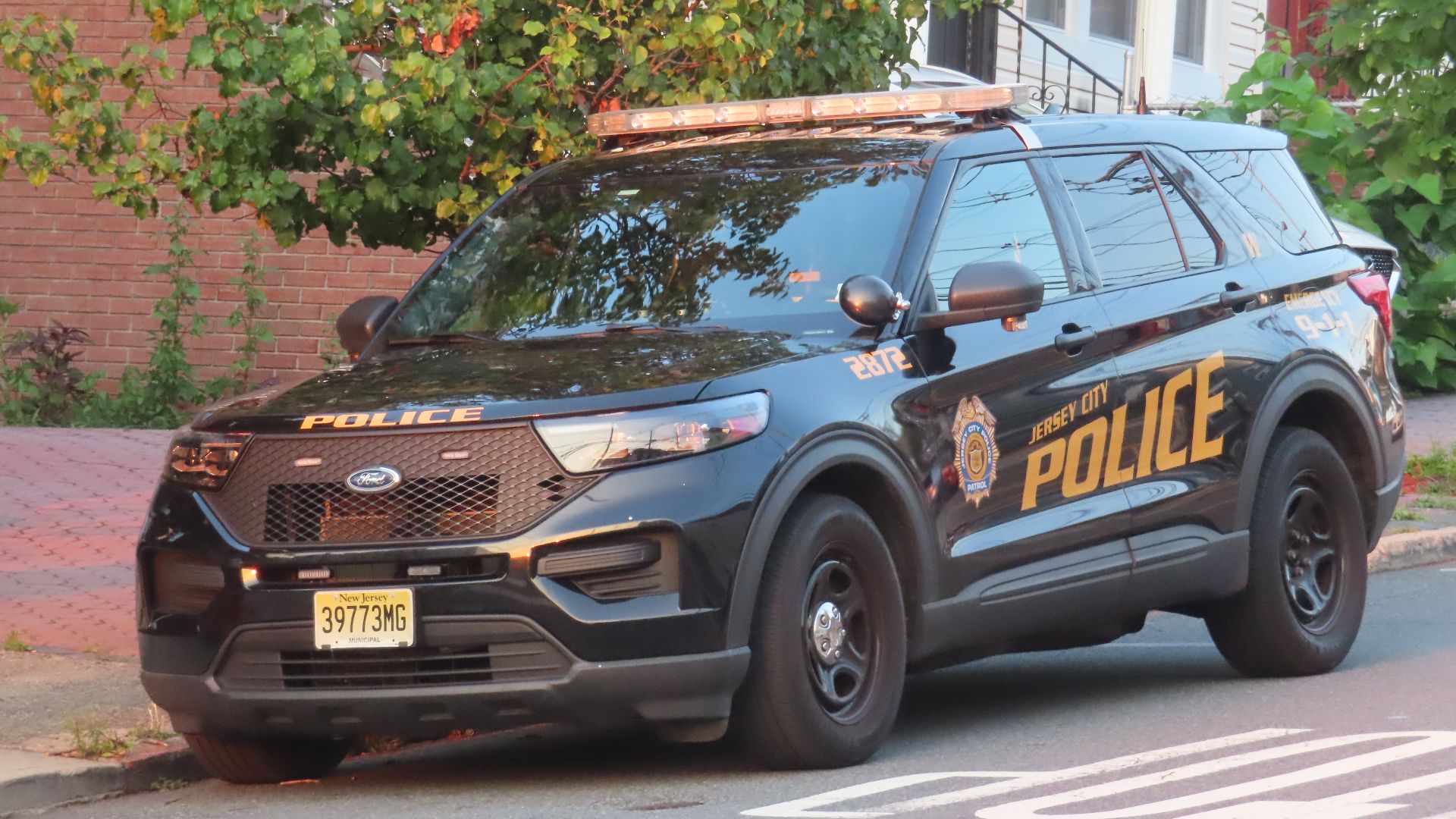 Jersey City Police Department Ford Police Interceptor Utility No. 2872 (Left front view)