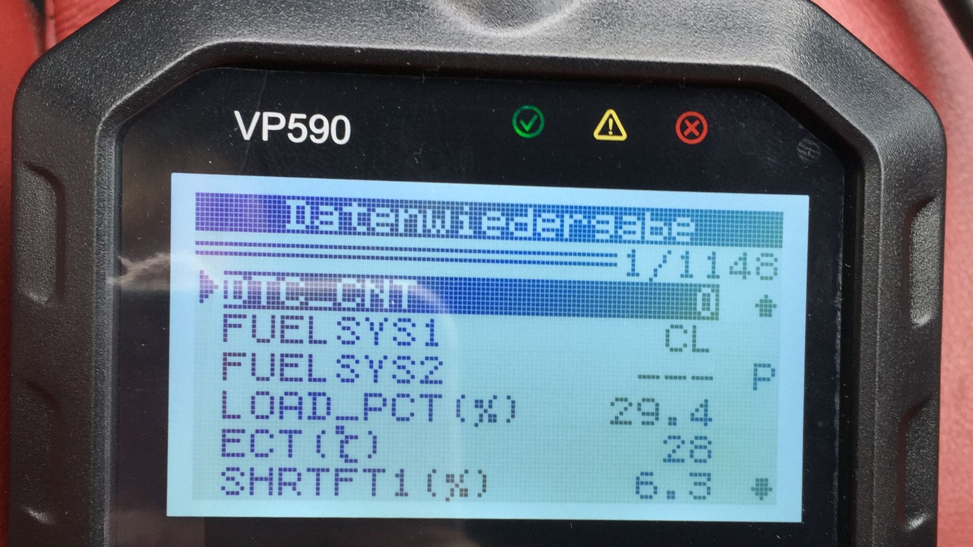 OBD2-Scanner Display