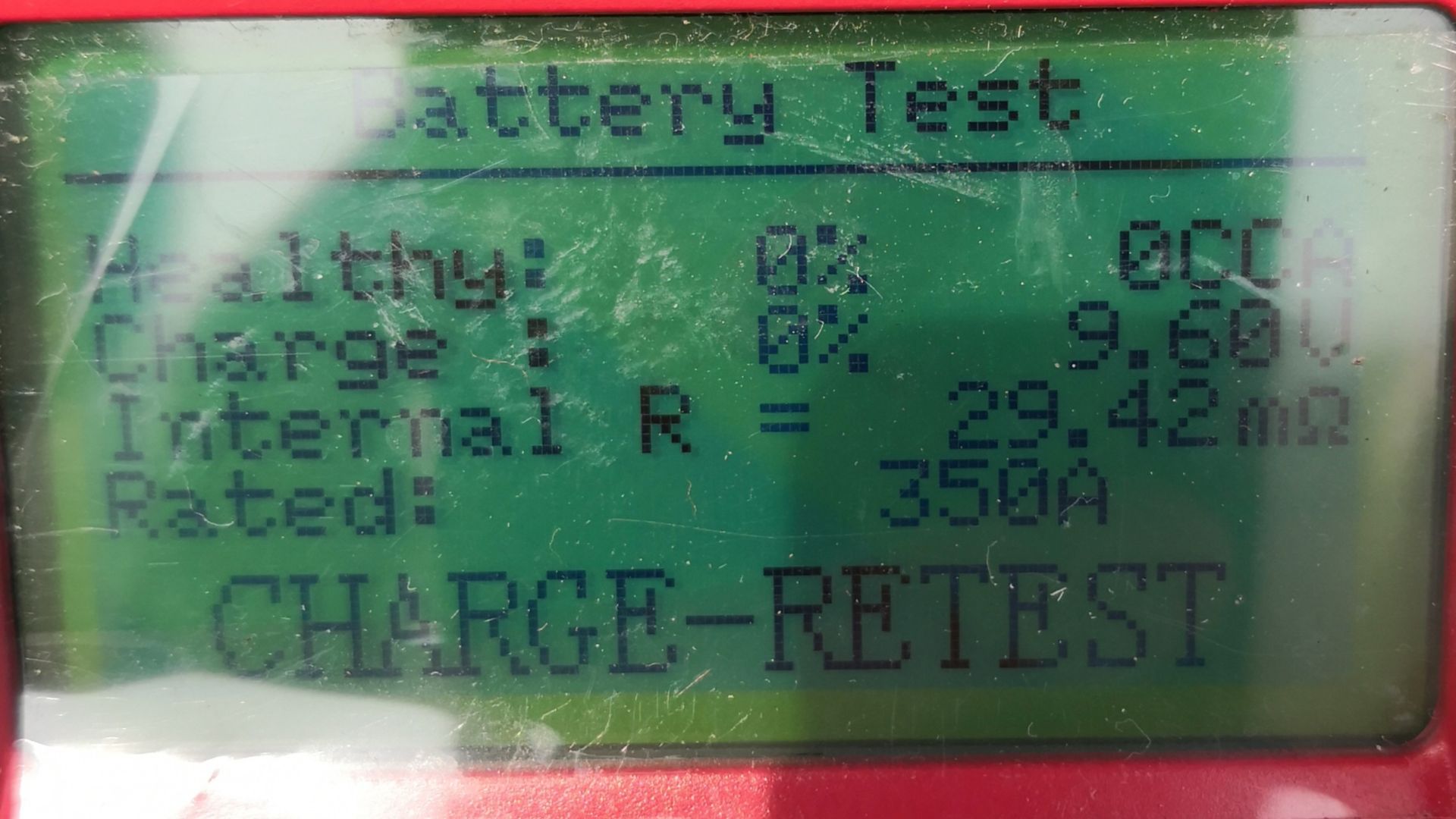charge retest
